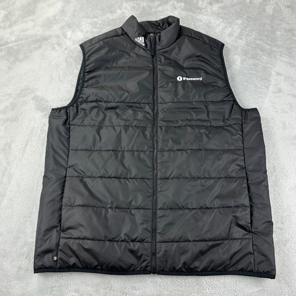 adidas Black Quilted Puffer Vest